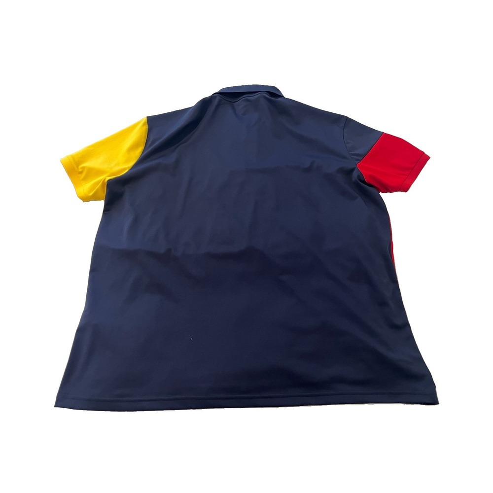 Polo Ralph Lauren Performance Men's Polo Color Block Sash Shirt Golf Abstract - Picture 5 of 5